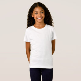 Flickor bötfäller den Jersey T-tröja T-shirt