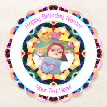 Flickor Boys Grattis på födelsedagen Star Anpassni