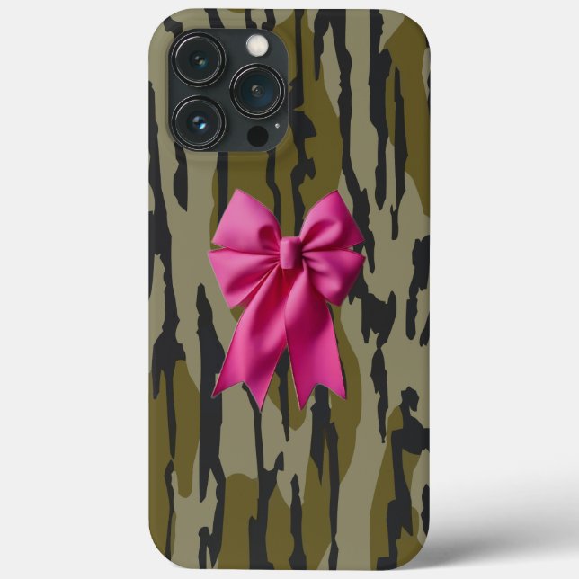 Flickor Camo Rosa Band Rosett Nedersta Land Camo (Baksida)