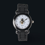 Flickor Cute och Modern Bumblebee Bee Kids Armbandsur<br><div class="desc">Den här söta och moderna barnklockan har en snygg tecknad för humlor av gult och kan vara personlig med dina flickor namn. Med tydliga och lättlästa siffror är denna "första" klocka underbar för ett barn eller småbarn när man börjar lära sig tiden. Perfekten har utformats för din lilla!</div>