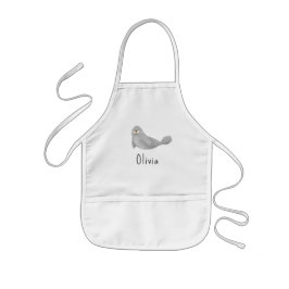 Flickor Cute under sjöförseglingen Barnförkläde