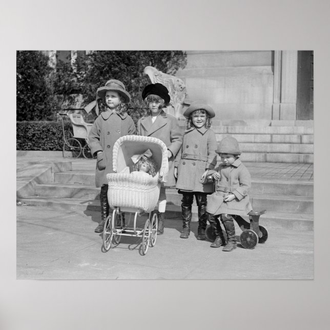 Flickor-dagen ut, 1922 poster (Framsidan)