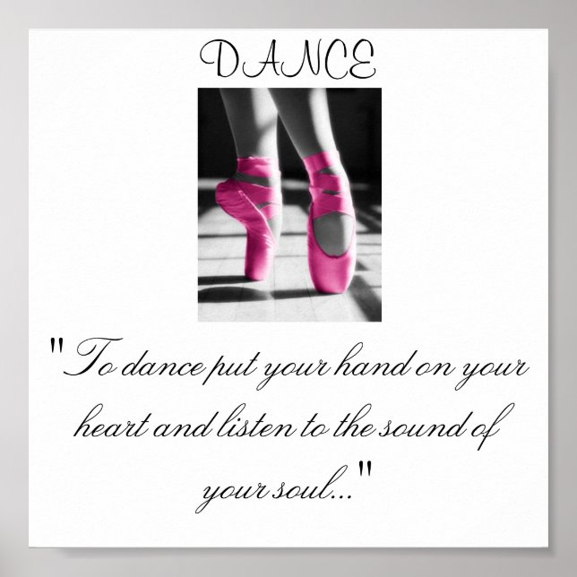 Flickor dansar: "Att dansa med handen på honom... Poster (Framsidan)