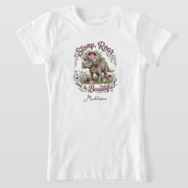 Flickor Dinosaurie T Shirt