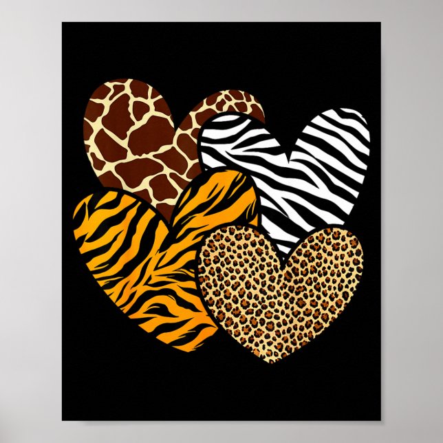 Flickor djurtryck kläder barn gepard leopardFlic Poster (Framsidan)