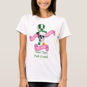Flickor dricker team St patrick's day T-shirt