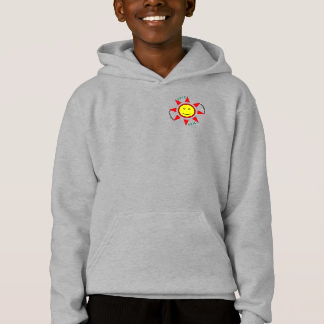 Flickor EPIC hoodie T Shirt (Framsida)