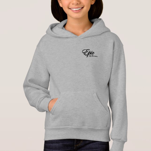Flickor EPIC hoodie T Shirt (Framsida)