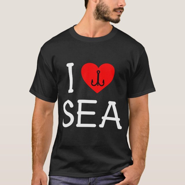 Flickor fiskar Gös T Shirt (Framsida)