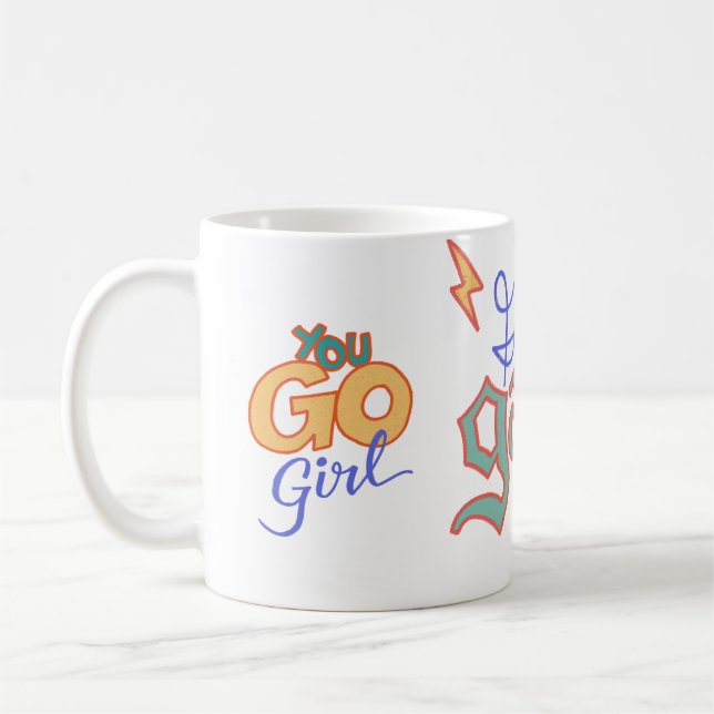 Flickor, flickor, Mars är kvinnohistoria Kaffemugg (Vänster)