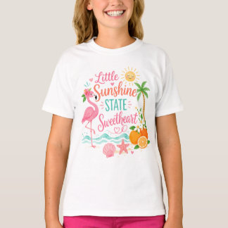 Flickor Florida-tema T-shirt