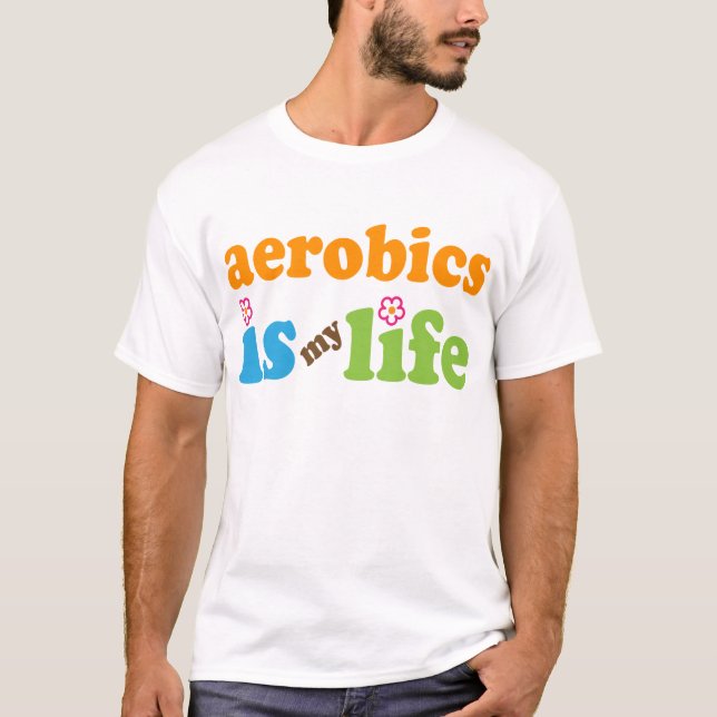 Flickor för Aerobicsinstruktörgåva Tee Shirt (Framsida)