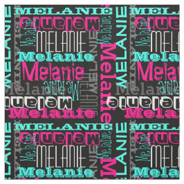 Flickor för Collage för rosa krickanamn Tyg