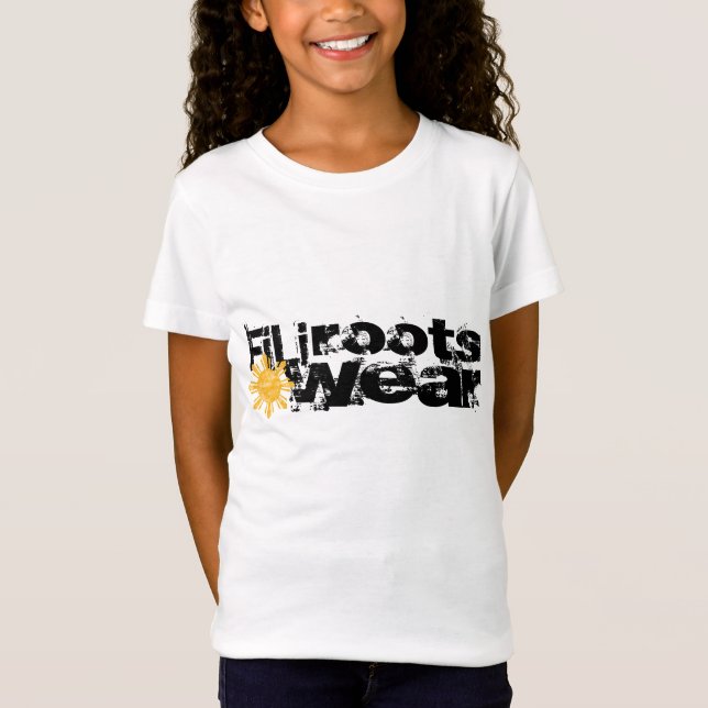 flickor för filirootswear b/w t-shirt (Framsida)