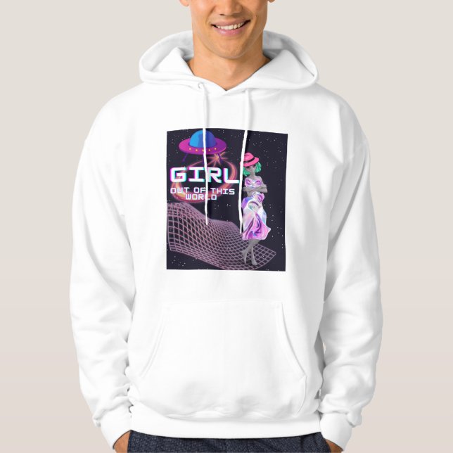 Flickor från den här världen hoodie (Framsida)