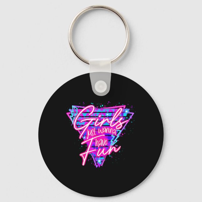 Flickor från Födelsedagsfesten vill bara ha Nyckelring (Framsida)
