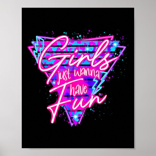 Flickor från Födelsedagsfesten vill bara ha Poster (Framsidan)