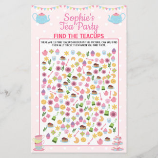 Flickor från födelsedagsteamet Party hittar Tekopp