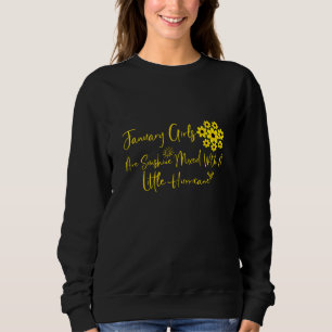 Flickor från januari är solsken blandad med lite t shirt