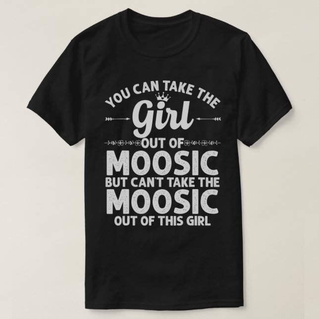 Flickor från MOOSIC PA PENNSYLVANIA Gift-hem T Shirt (Design framsida)
