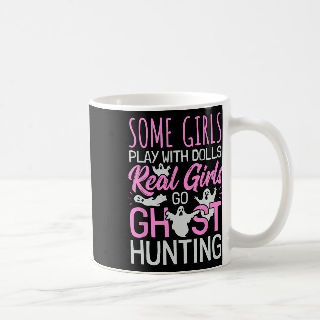 Flickor Ghost jagar kvinnor Honale Paranormal Inve Kaffemugg (Höger)