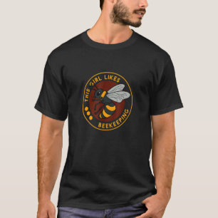 Flickor gillar biodling Honung Ironiska citattbin T Shirt