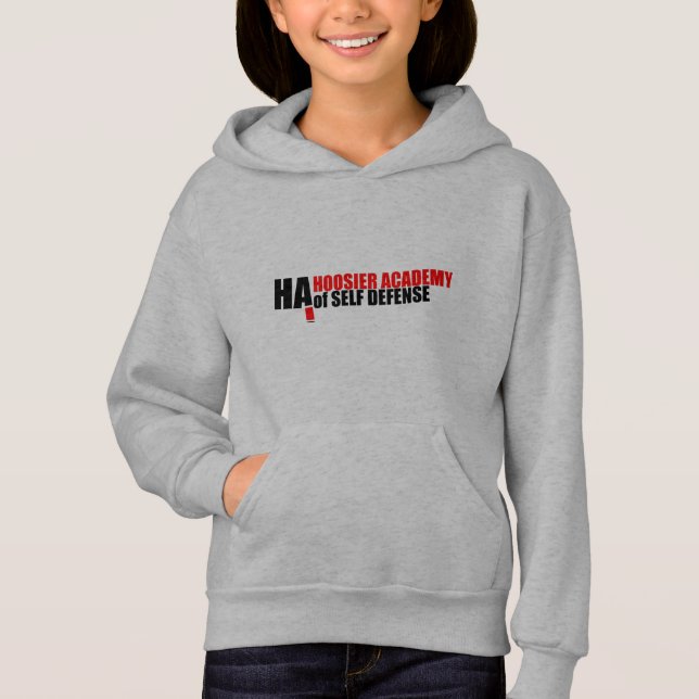 Flickor HASD Hoodie T Shirt (Framsida)