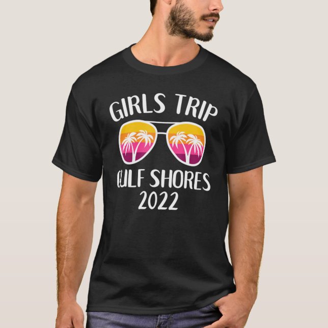 Flickor Helg Matching Girls Resa 2022 Alabama Gul T Shirt (Framsida)