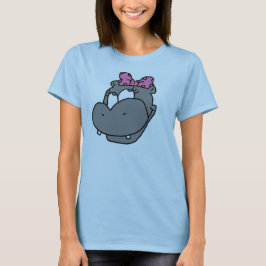 Flickor, hippo shirt t shirt