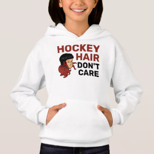 Flickor Hockey Hair aktar inte rödhuvud T Shirt