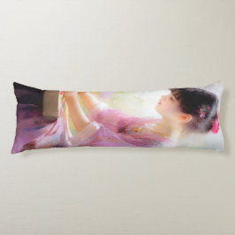 Flickor i Blomsterträdgården Kroppskudde