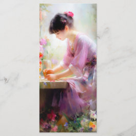 Flickor i Blomsterträdgården Meny