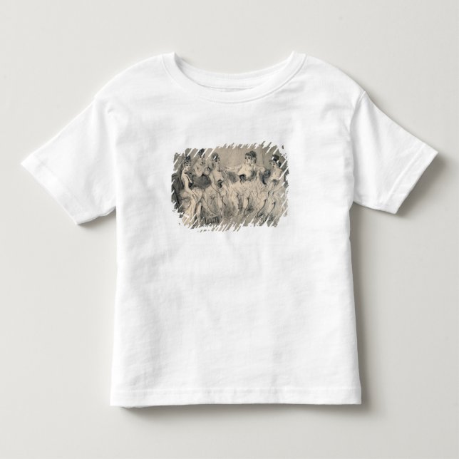 Flickor i Bordello T-shirt (Framsida)