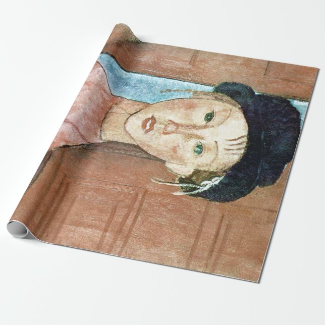 Flickor i en hatt, Modigliani Presentpapper (Utrullad)