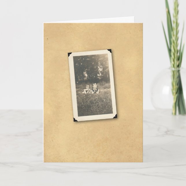 FLICKOR I GRÄS 2 KORT (Framsida)