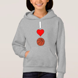 Flickor i Kärlek / Heart Basketball Player-sport T Shirt