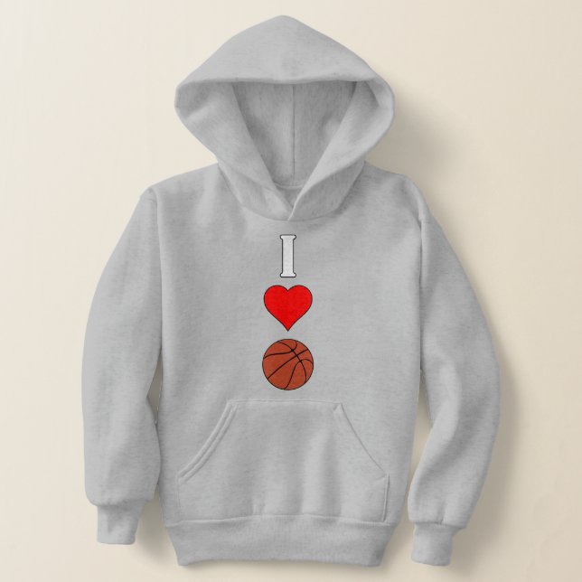 Flickor i Kärlek / Heart Basketball Player-sport T Shirt (Laydown)