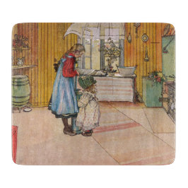 Flickor i köket (klassisk svensk konst)