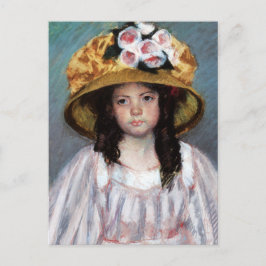 Flickor i Large Hat av Mary Cassatt Postcard Vykort