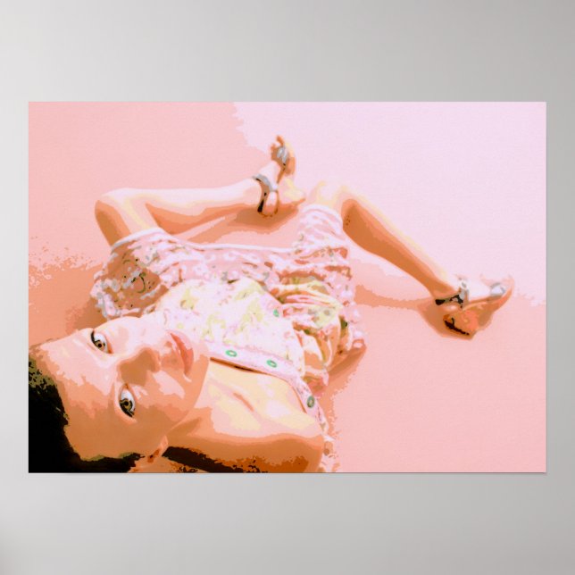 Flickor i rosa poster (Framsidan)