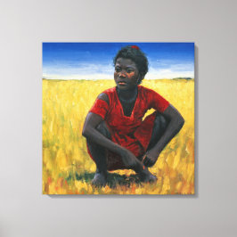 Flickor i rött 1992 canvastryck