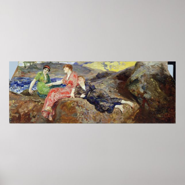 Flickor i Shore, 1884-85 Poster (Framsidan)