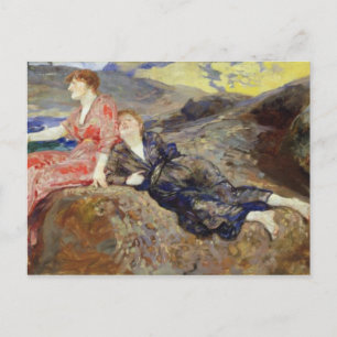 Flickor i Shore, 1884-85 Vykort