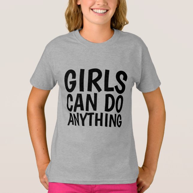 FLICKOR KAN GÖRA NÅGONTING, T-shirts (Framsida)