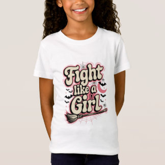 Flickor kan göra vad som helst - kämpa som en flic t shirt