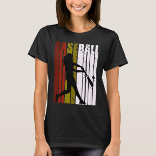 Flickor Kärlek Baseball Birthday Retro Vintage Dis T Shirt