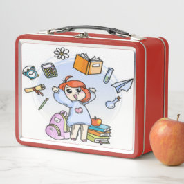 Flickor Kindergarten Lunch Box