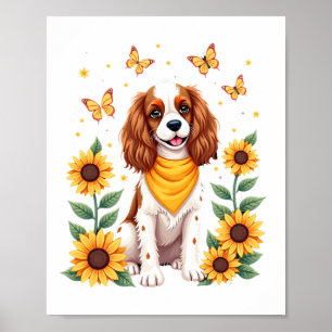 Flickor Kvinnor Mamma Cavalier King Charles Spanie Poster