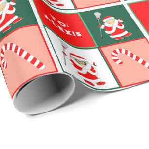 Flickor Lacrosse Holiday Present Presentpapper