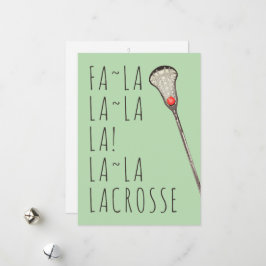 flickor lacrosse julkort